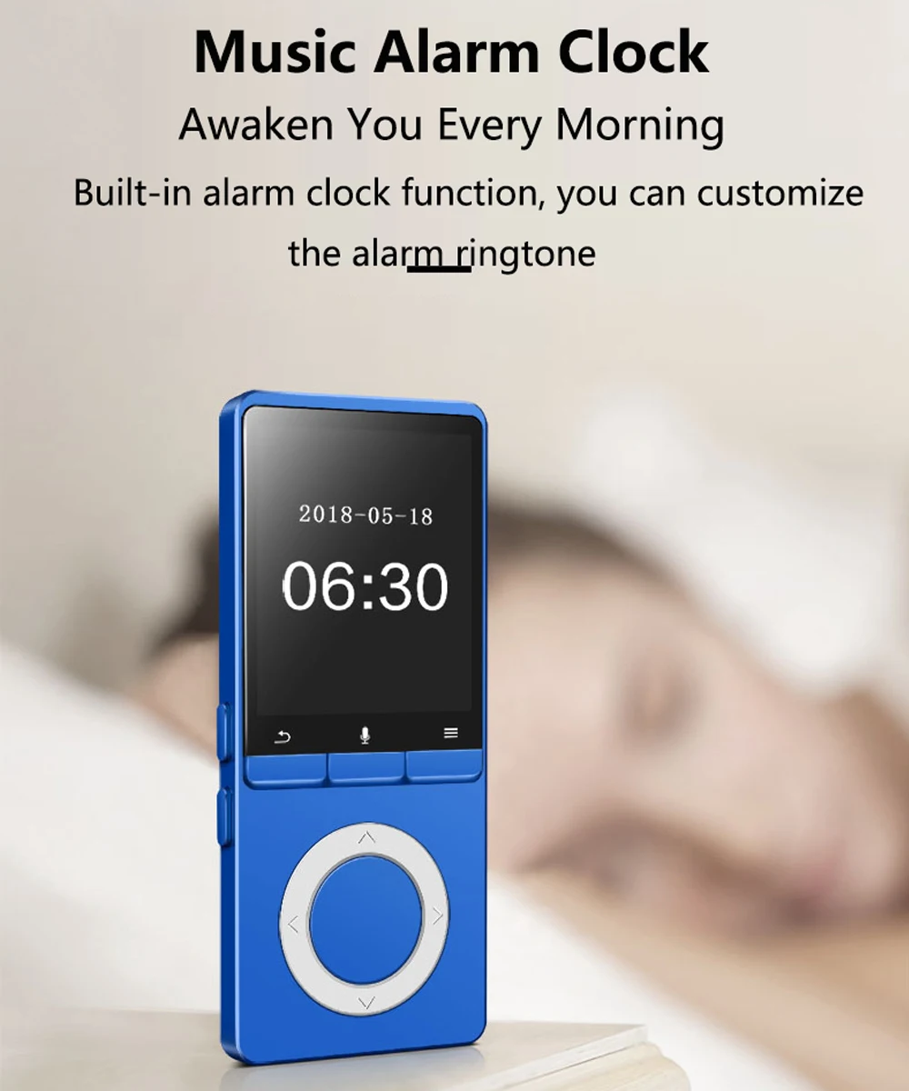MP4 плеер с динамиком металлический hifi MP3 музыкальный плеер Поддержка FM радио Электронная книга Портативный hi fi плеер Поддержка usb, мини sd карта