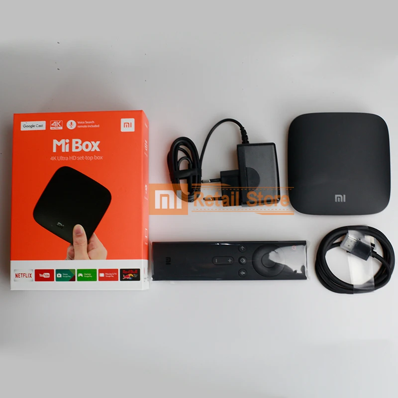 Глобальная версия Xiaomi Mi BOX 3 Smart Set top tv Box 4 К к HDR четырехъядерный Youtube Sling Netflix DTS Dolby