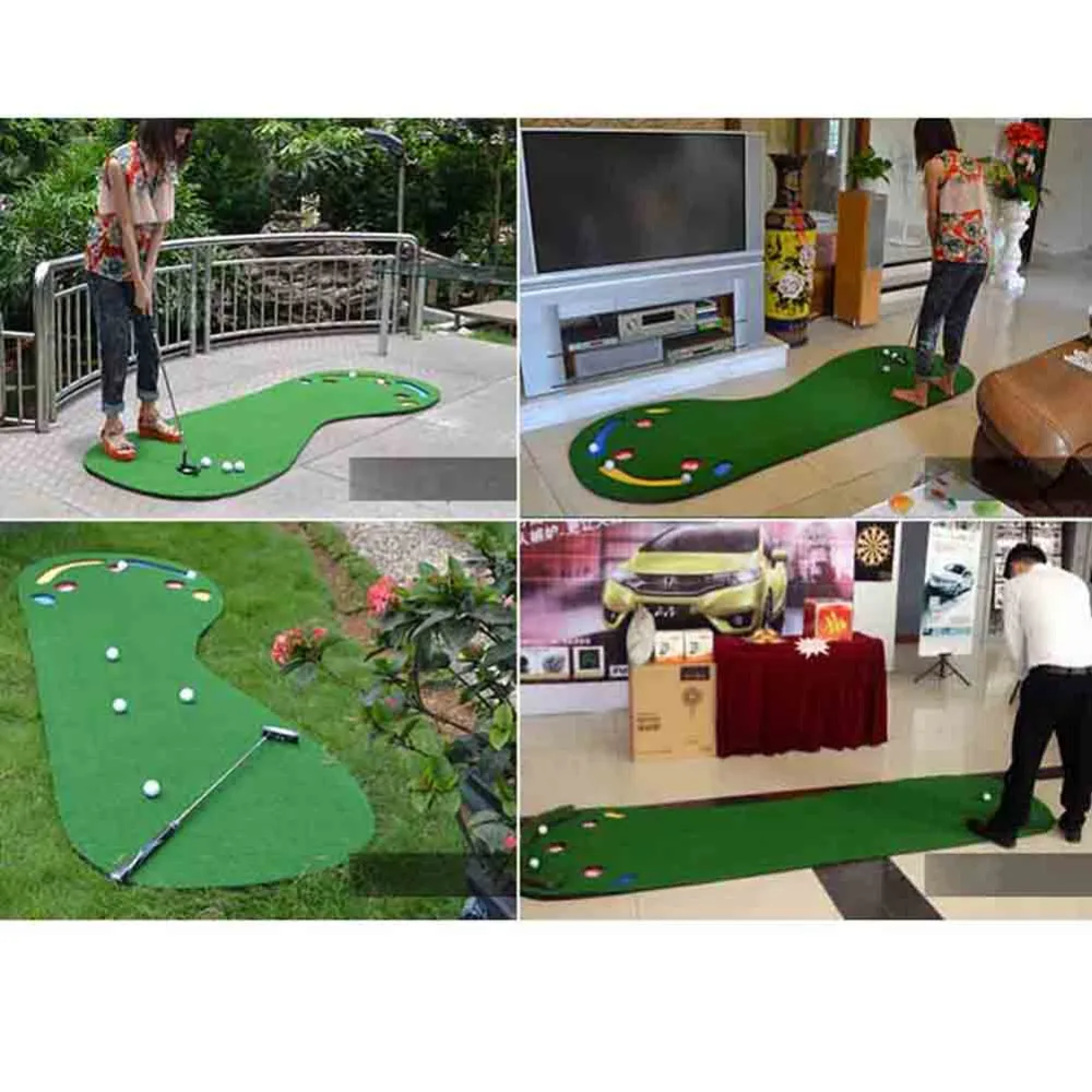 CRESTGOLF 9 84 фута комнатные коврики для гольфа зеленые тренировочные средства с
