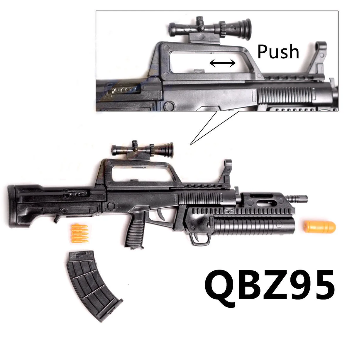 1/6 весы PUBG мобильный QBZ 95 винтовка Игрушечная модель пистолета сборки Пазлы