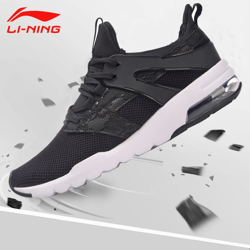 Li-Ning/Женская Классическая обувь с пузырьками и подкладом из ТПУ; спортивная обувь с подкладом; удобные кроссовки; AGCN006 SJFM18