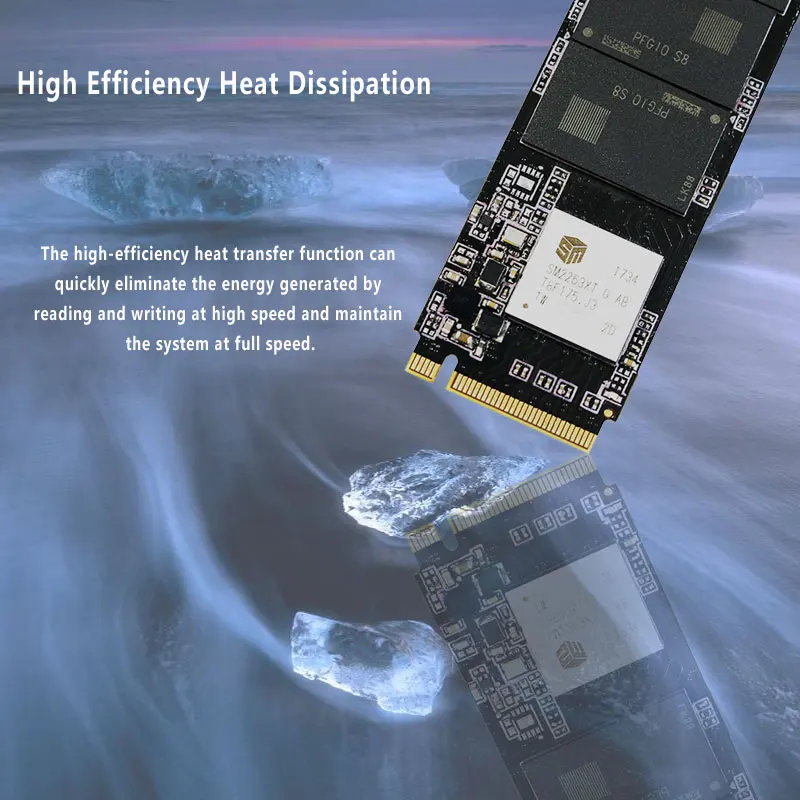 SSD накопитель Kingspec жесткий диск 128 ГБ 256 512 PCIe ssd M.2 NVMe Pcie внутренний для MSI