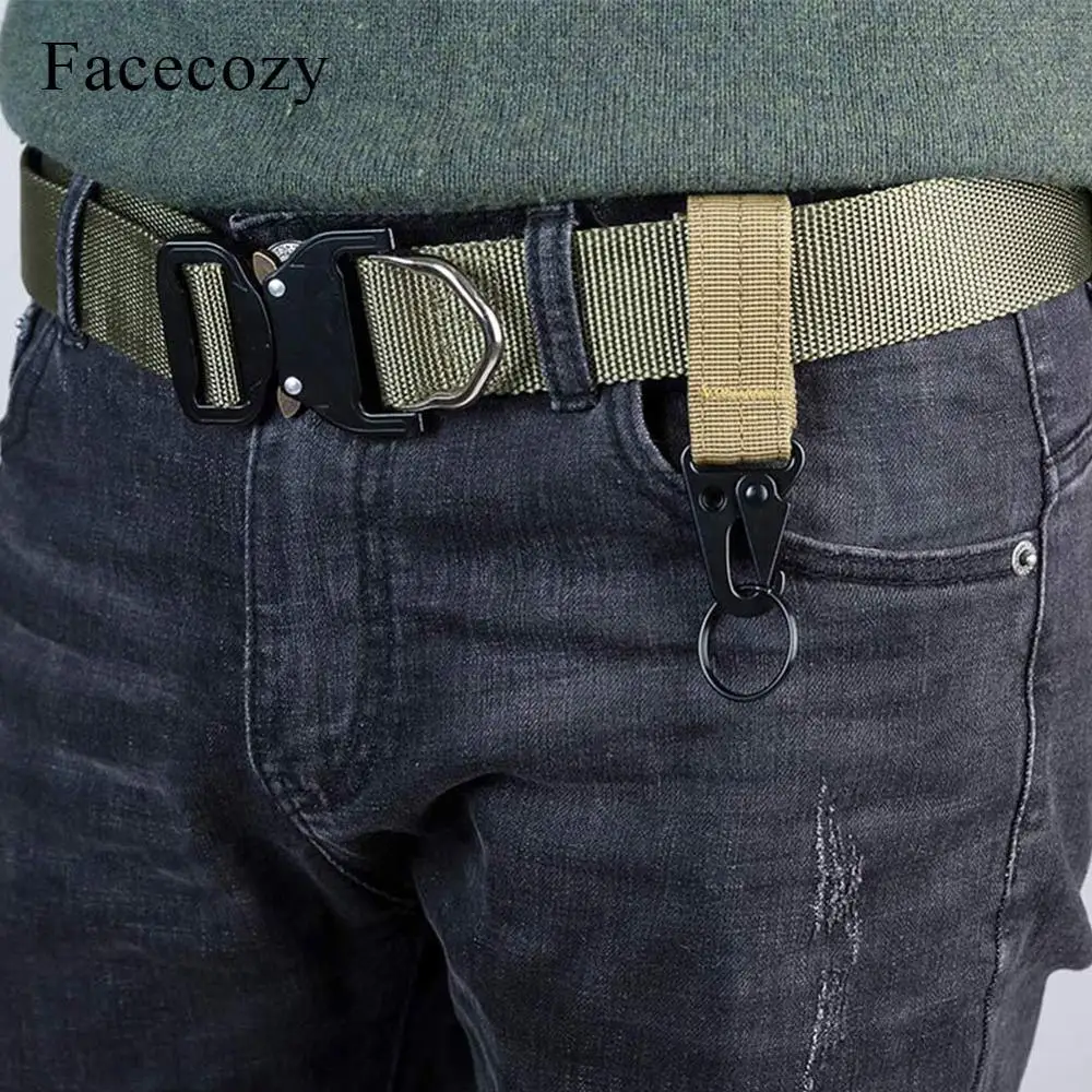 Facecozy, 1 шт., тактическая пряжка для ремня, брелок, многофункциональные подвесные пряжки, регулируемые инструменты для альпинизма на открытом воздухе, портативная петля на крючок