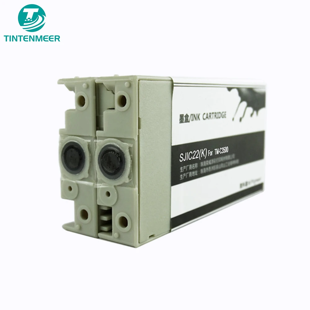 TINTENMEER картридж с пигментными чернилами SJIC22P совместим epson TM-C3500 TM C3500 принтер для