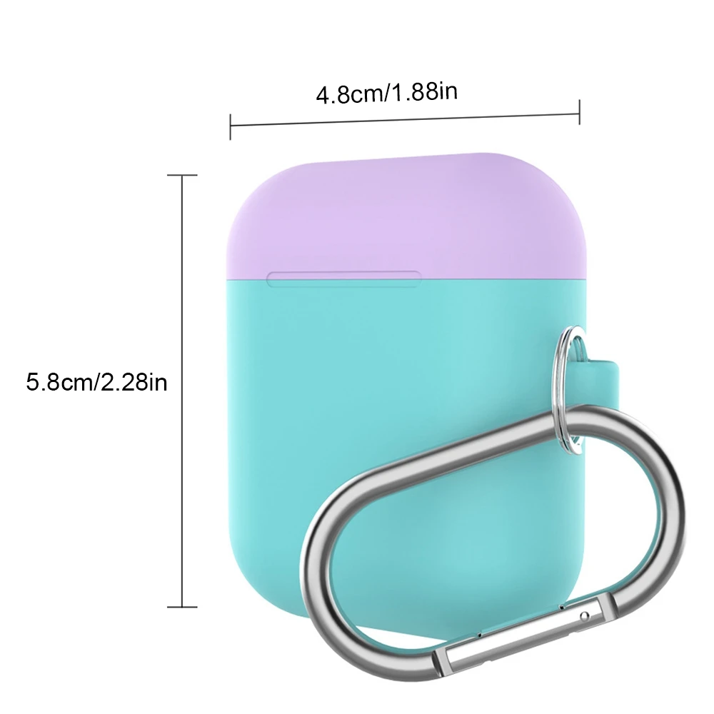 Силиконовый наушник чехол для i7 TWS AirPods крышки корпуса противоударный защитный