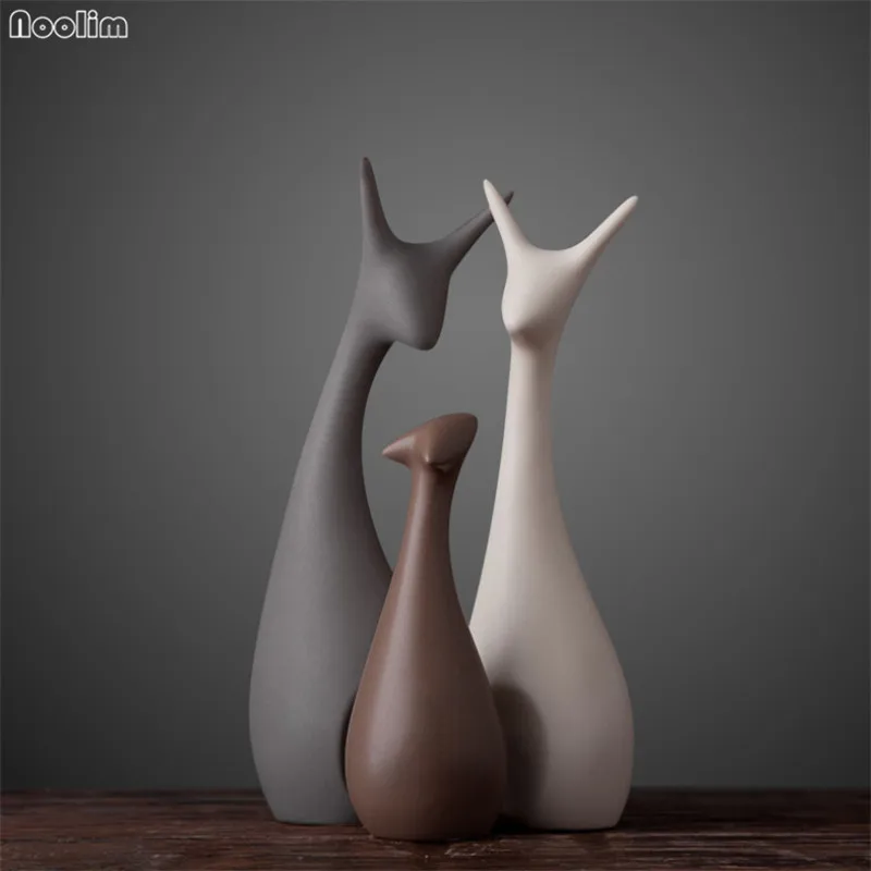 Скандинавские Керамические ремесла украшения для влюбленных домашний декор Ремесла керамические прекрасные подарки на день рождения фарфоровые статуэтки Свадебные украшения