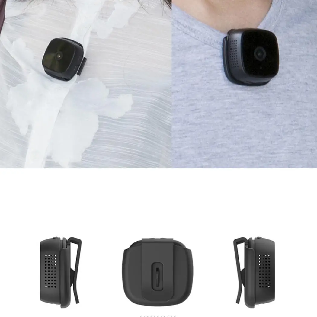 Smart Wearable Sports Camera Remote Monitoring Network TF Card DC5V Home 300mAh Security HD 1280 x 720P |