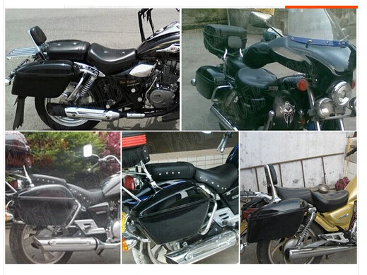 Жесткая Сумка для мотоцикла задний фонарь рельсовый кронштейн Honda Shadow Spirit Saber Aero