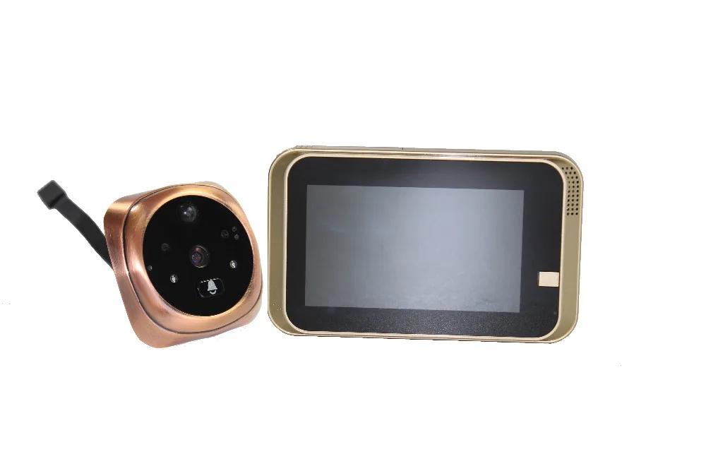 Wi Fi Smart глазок видео дверные звонки мобильного телефона беспроводной домофон 720P HD Безопасности 166 градусов камера обнаружения движения