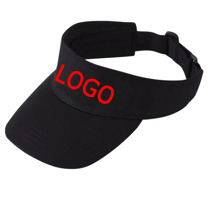 

Wholesale Adult VISOR-Visor Cap Printing Letter/LOGO Adult Summer Visors Men Hat Custom Women Trucker Hats Top Air Empty cap