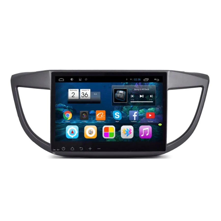 Aoluoya 2 ГБ Оперативная память Android 7 1 Автомобильный DVD Радио gps навигации для Honda CRV CR V