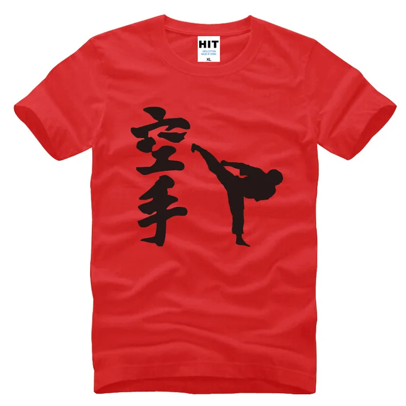 

Karate T-Shirt T Shirt For Men 2018 New Short Sleeve O Neck Cotton Casual Top Tee Camisetas Hombre