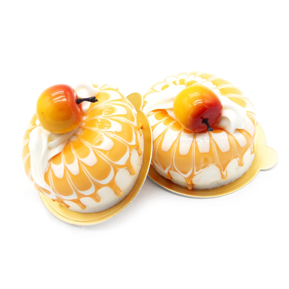 David accessories торт для сжимания игрушка медленно поднимающийся ароматизированный, игрушка для снятия стресса в магнитный декомпрессии игрушки "сделай сам" для детей, подарок, 1Yc5472 - Цвет: 80x80x45mm