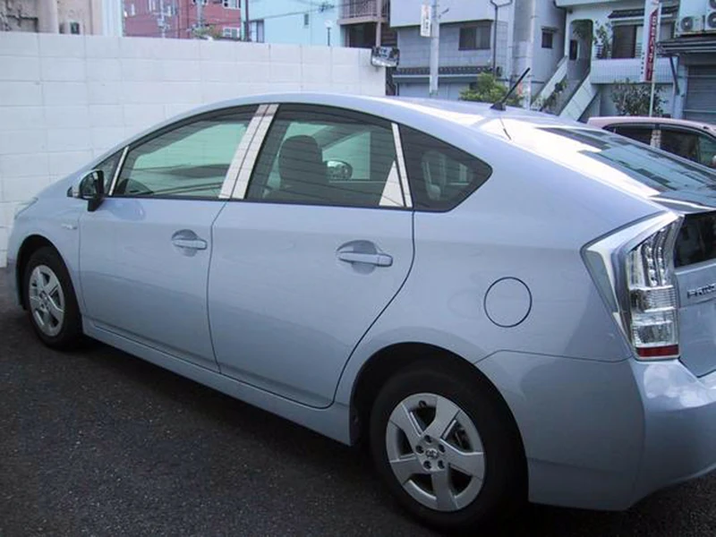 Lsrtw2017 PPMA материал окна автомобиля планки для toyota prius 2005 2006 2007 2008 2009 2010 2011 2013 2012