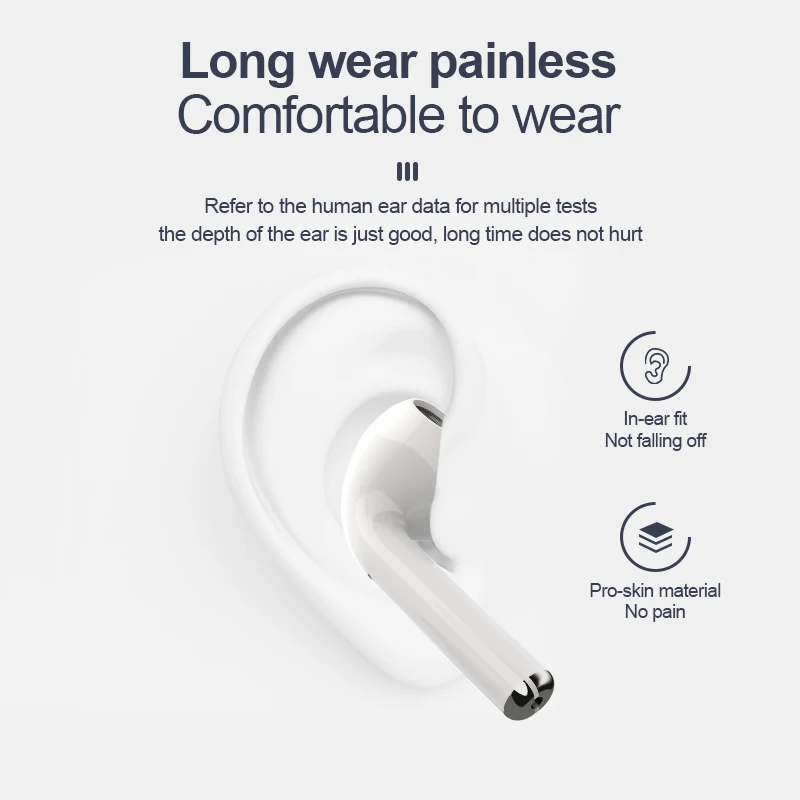 2019 Новый i10 наушники вкладыши TWS с V5.0 True Беспроводной стереонаушники Bluetooth