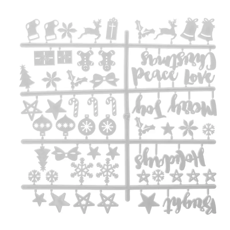 Рождественская войлочная доска с пластиковыми буквами из фетра для вывески