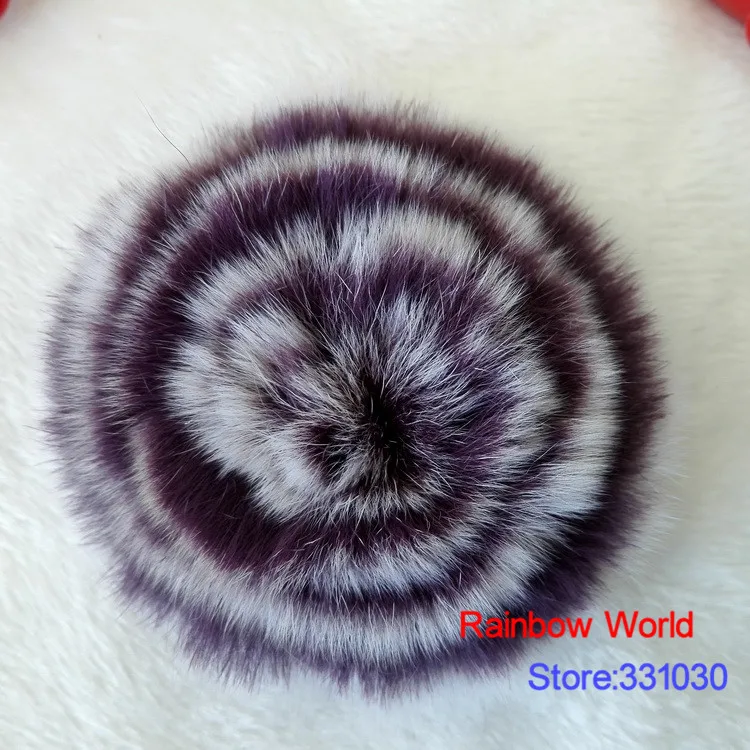 Free shipping Genuine purple Rabbit hair Fur Rose flower Brooch for corsage Fashion DIY accessories 2 Pieces/lot | Дом и сад