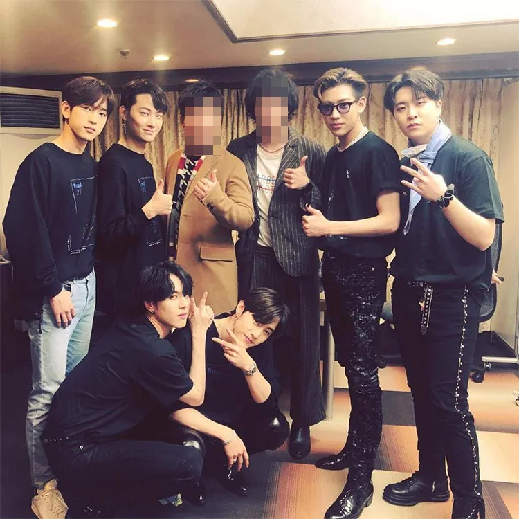 Модная мужская Футболка Kpop GOT7 Road 2 U Day Tour концерт футболка с коротким рукавом для