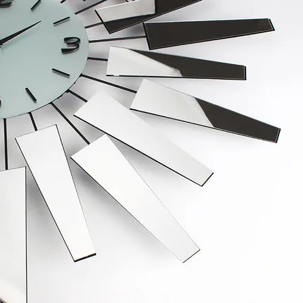 Современные контракт дизайн кварцевые настенные часы домашнего декора из