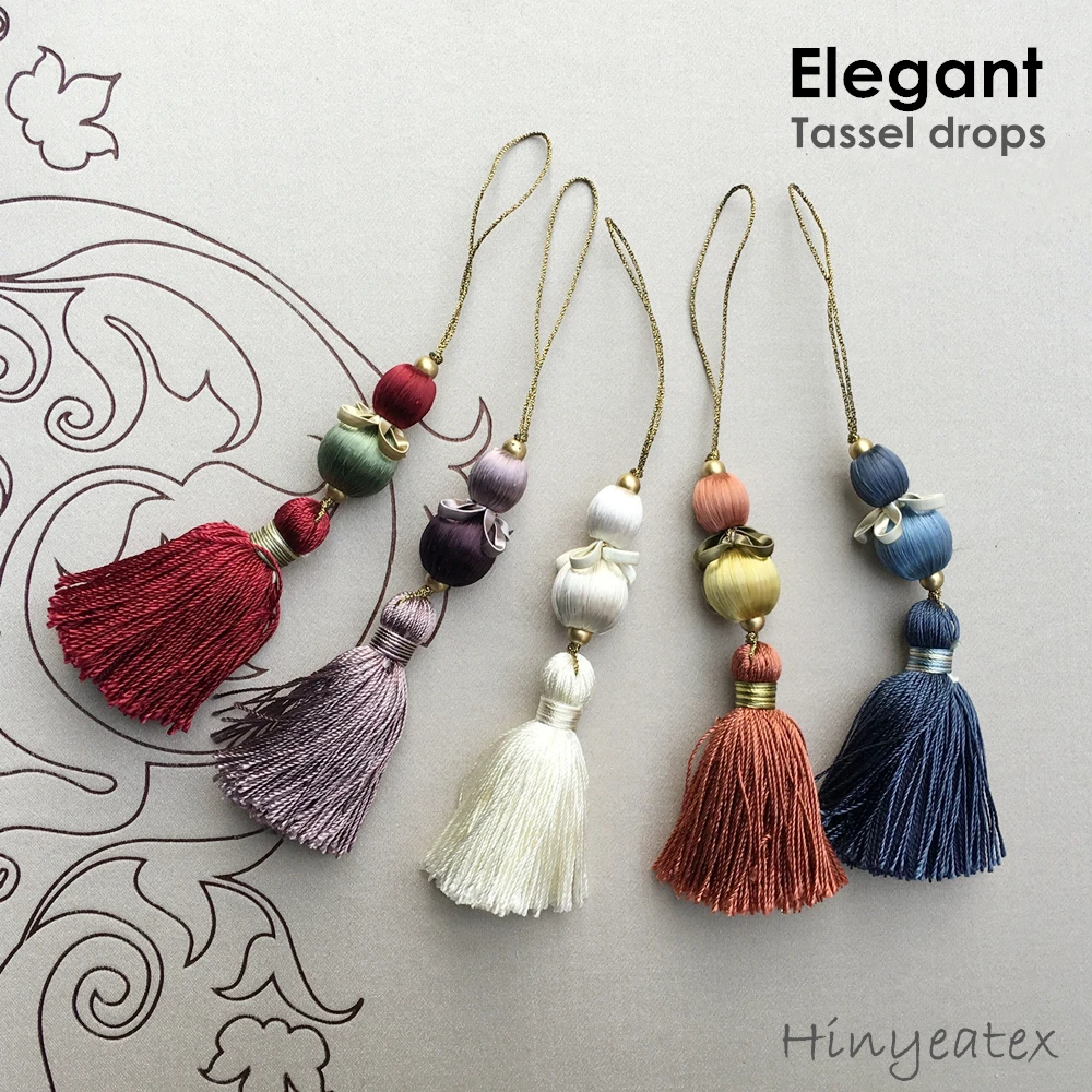 Изящные Модные маленькие кисточки для ключей из вискозы домашнего текстиля