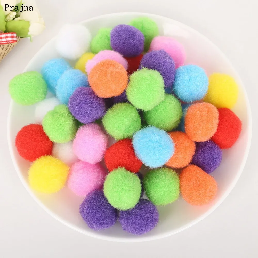 Праджня мини пышная Нижняя Pom Poms помпонами ручной работы для детей игрушки Сделай