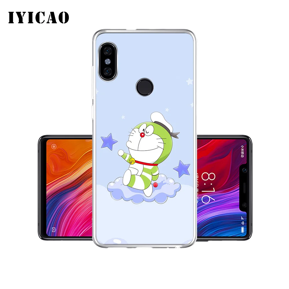 Милый мягкий силиконовый чехол для телефона IYICAO Doraemon Xiaomi Mi 9 8 SE 6 A1 A2 Lite F1 MIX2S MIX3 из