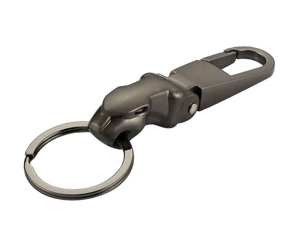 

1 шт. автомобильный брелок для ключей с леопардовой головкой, держатель для ключей с защитой от падения, универсальный Шарм из цинкового сплава, автомобильный Стайлинг, автомобильные аксессуары