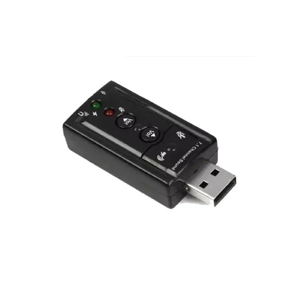 Горячий Внешний USB аудио адаптер звуковой карты VIRTUAL 7 1 Ch 2 0 микрофон динамик Аудио