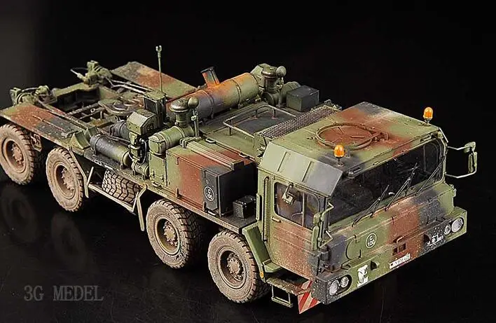 1/35scale Hobby KingTair Military assembly Modern German 56-ton elephant tank transporter tractor trailer truc compatible Tamiya | Игрушки и