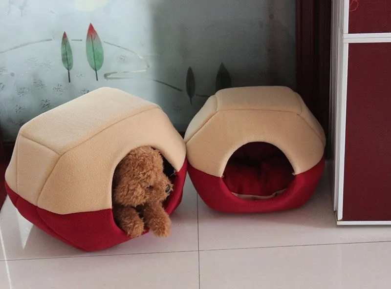 Новинка 2017 креативная маленькая собачья будка кошка мягкое теплое гнездо для