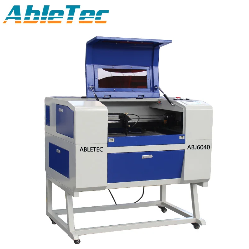 ABLETEC хорошая цена мини CO2 лазерная машина 60 Вт 80 100 трубка ABJ6040 для гравировки и