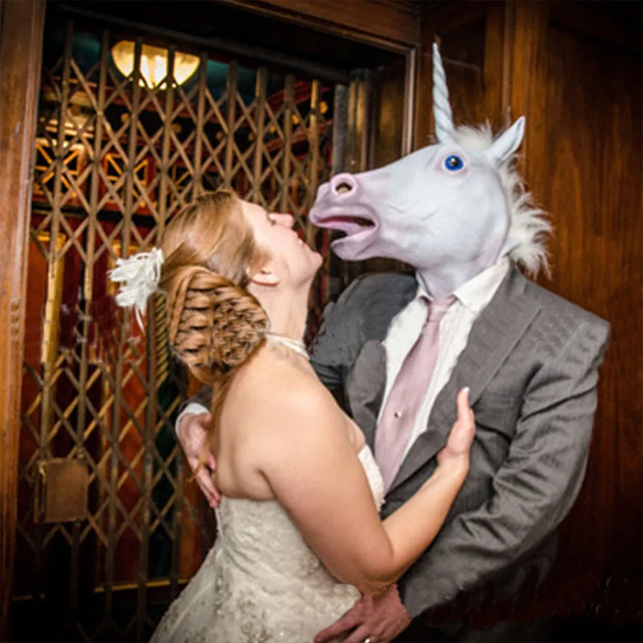 Хэллоуин собака лошадь монарх Лошадь Маска белый маска эмаль головы