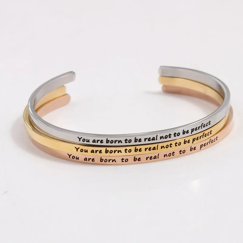 Браслет с гравировкой из нержавеющей стали для женщин и мужчин|love bracelet|bangle barquote