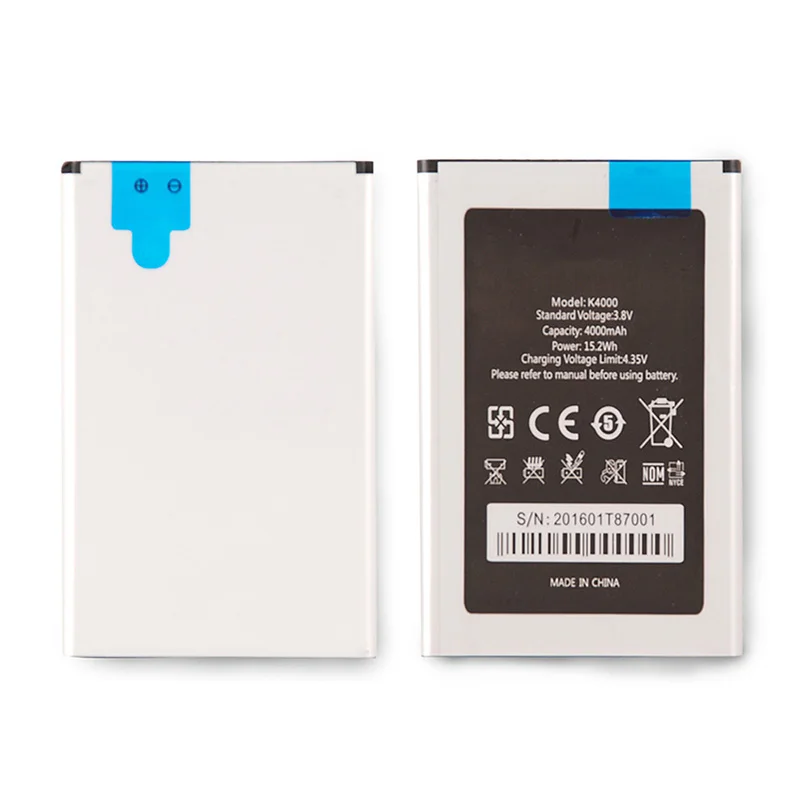 Alesser For Oukitel K4000 lite Battery 4000mAh 100% New Replacement accessory accumulators Cell Phone | Мобильные телефоны и