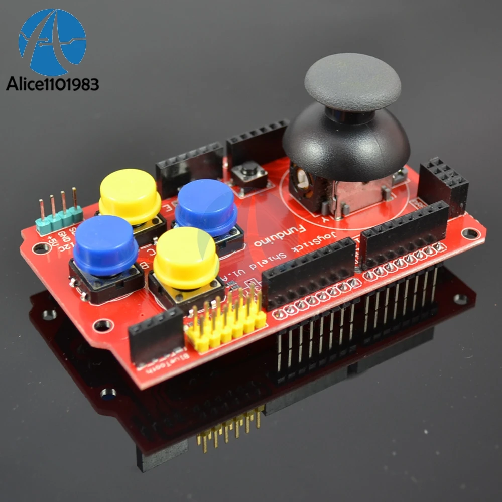 Щит клавиатуры джойстика для Arduino I2C 3 В NRF24L01 NK 5110 модуль платы контроллера ЖК