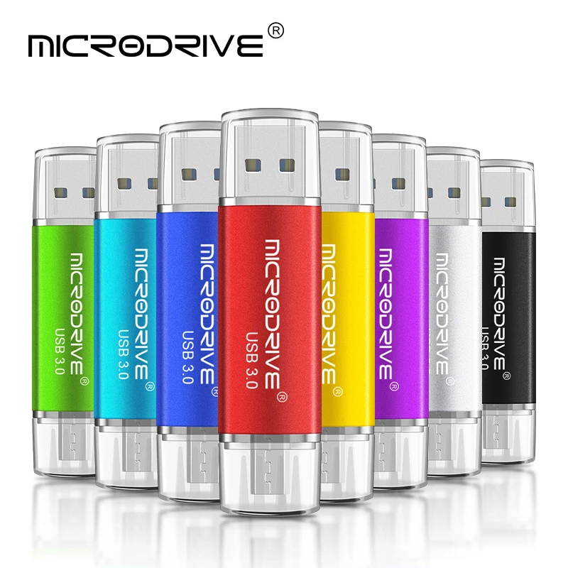 Usb флеш накопитель Модный 8 видов цветов USB 3 0 OTG для телефона 128 ГБ флешка 64 32 16 ГБ|USB