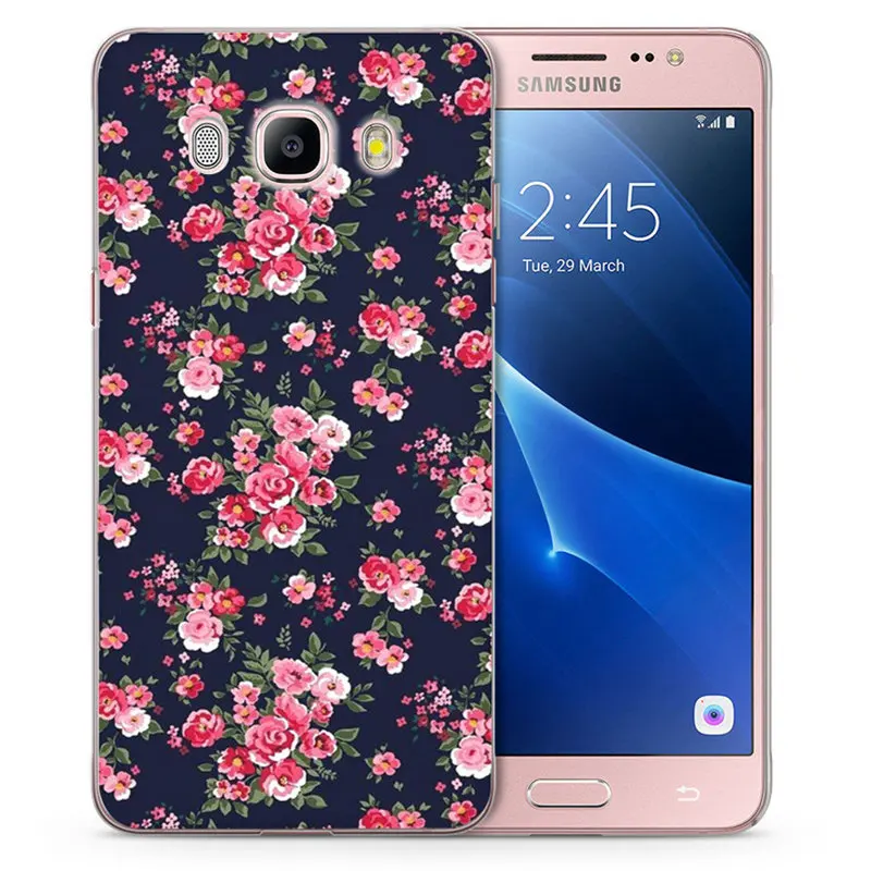 Цветок чехол для телефона Samsung Galaxy J1 J2 J3 J5 J7 prime J120 J320 J330 J530F Прозрачный Силиконовый