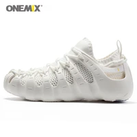onemix 2019 men women light outdoor walk shoes soft rubber outsole casual multifunction breathable running shoes quick dry socks