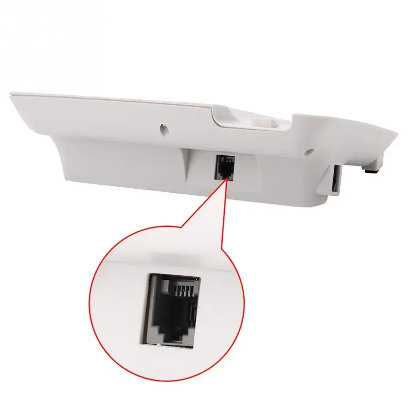 Телефон с проводом телефон звонящим IDFSKDTMF двойная система календарь ЖК дисплей