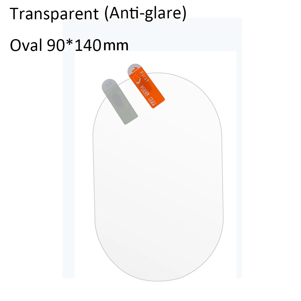 Oval 4 1 пара Автомобильная анти-водная туманная пленка анти-туман непромокаемая гидрофобная зеркальная защитная пленка заднего вида - Цвет: Oval 4