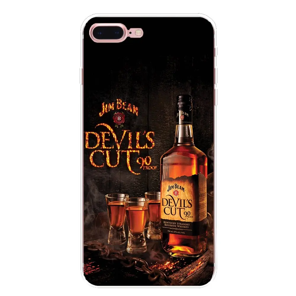 Крышка питьевой Jim Beam винный art плакат для iPhone XS Max XR X 4 4S 5 5S 5C SE 6 S 7 8 плюс samsung Galaxy J1 J3