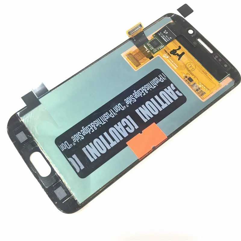 100% Новый Super AMOLED LCD S6 Edge G925F G925A протестированный рабочий сенсорный экран в сборе