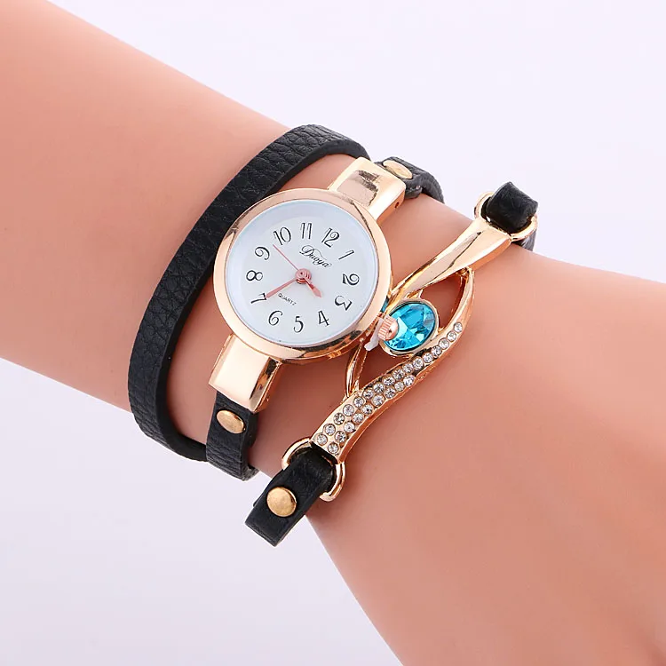 Новинка 2016 женские часы с изображением башни Модные Роскошные наручные золотым