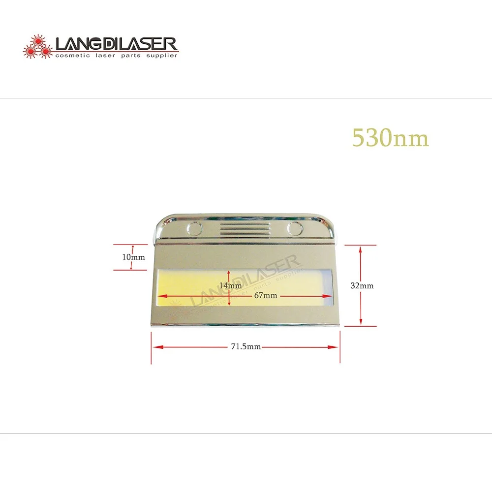 Filtro óptico IPL para rejuvenecimiento de la piel, filtro óptico láser IPL, 530nm ~ 1200nm