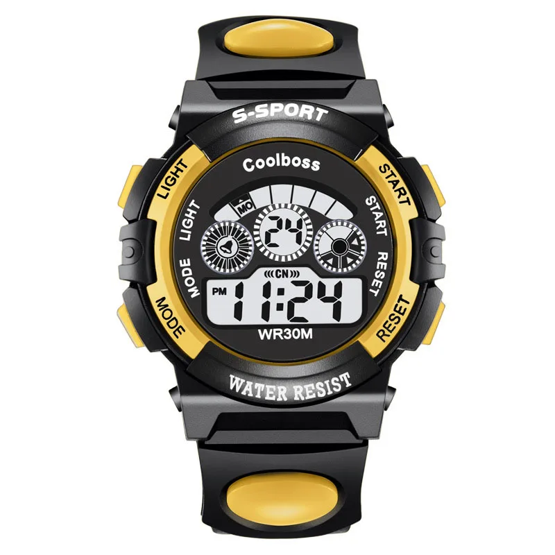 

Luxury Brand Silicone Sports Digital LED Quartz Watch Men Boy Fashion Bracelet Wrist Watch Wristwatches Clock Relogio Masculino