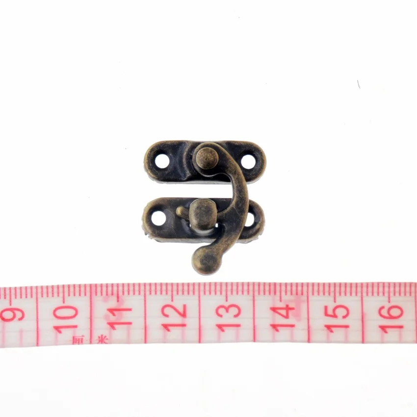 Бесплатная доставка 5 комплектов металлический крюк Коробка защелки застежка