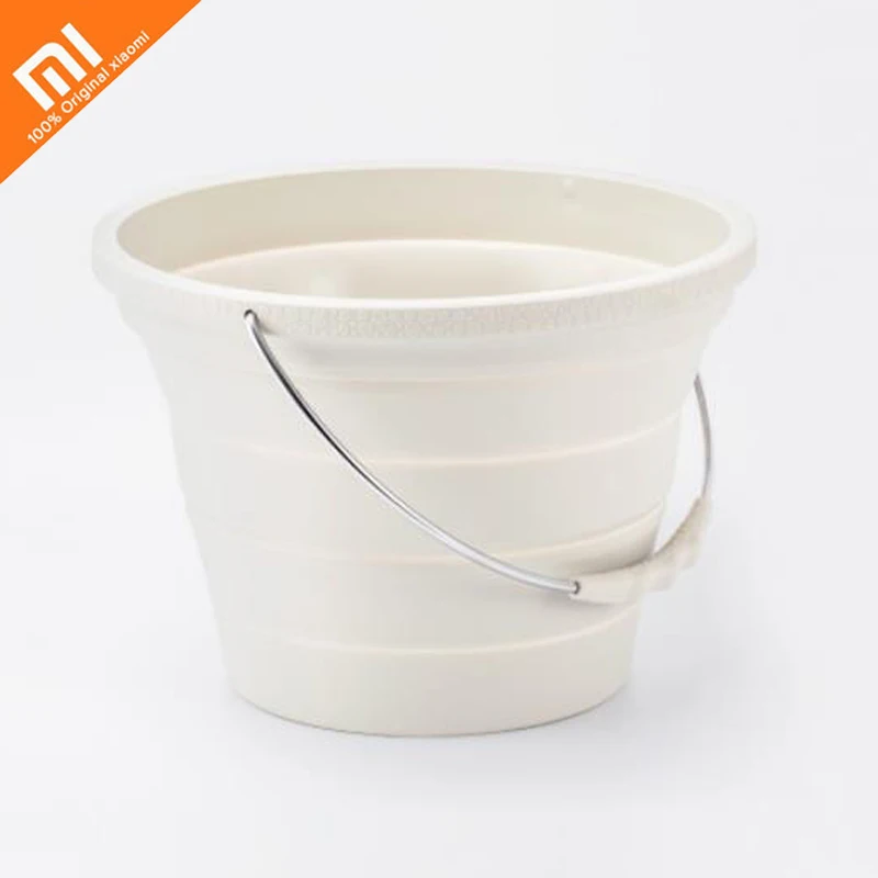 Новейшее складное Силиконовое ведро xiaomi mijia для кемпинга, рыбалки, тележки 7.2л, многофункциональная кухонная техника