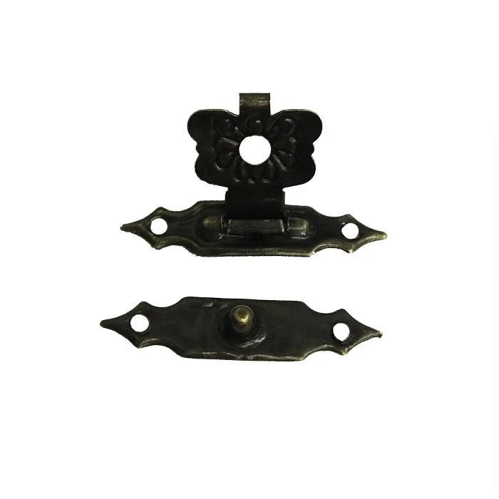 20 шт. Оловянная фурнитура Золотая/бронзовая Пряжка для шкатулки ювелирных