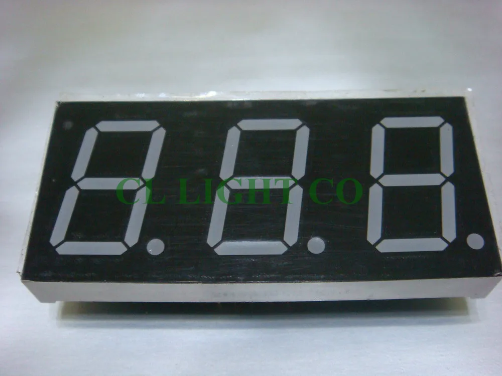 20 шт. 0 8 дюйма светодиодная цифровая трубка крассветодиодный 3 цифровых трубки
