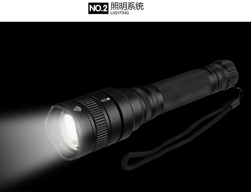 Litwod Z201515 CREE XHP70 32000lm высокомощный тактический светодиодный фонарь, телескопический фонарь с зумом, мощность от аккумулятора 18650
